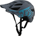 Troy Lee Designs A1 Half Face Mountain Bike Helmet -Ventilated Lightweight EPS Enduro BMX Gravel MTB Bicycle Cycling Accessories - Adult Men & Women Sporting Goods > Outdoor Recreation > Cycling > Cycling Apparel & Accessories > Bicycle Helmets Troy Lee Designs Gray/Blue Small 