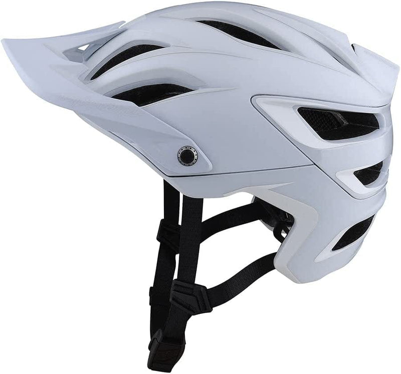 Troy Lee Designs A3 Uno Half Shell Mountain Bike Helmet W/MIPS - EPP EPS Premium Lightweight - All Mountain Enduro Gravel Trail Cycling MTB Sporting Goods > Outdoor Recreation > Cycling > Cycling Apparel & Accessories > Bicycle Helmets Troy Lee Designs White Medium/Large 