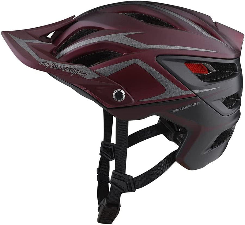 Troy Lee Designs A3 Uno Half Shell Mountain Bike Helmet W/MIPS - EPP EPS Premium Lightweight - All Mountain Enduro Gravel Trail Cycling MTB Sporting Goods > Outdoor Recreation > Cycling > Cycling Apparel & Accessories > Bicycle Helmets Troy Lee Designs Burgundy Medium/Large 
