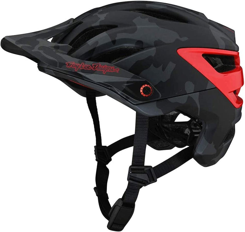 Troy Lee Designs A3 Uno Half Shell Mountain Bike Helmet W/MIPS - EPP EPS Premium Lightweight - All Mountain Enduro Gravel Trail Cycling MTB Sporting Goods > Outdoor Recreation > Cycling > Cycling Apparel & Accessories > Bicycle Helmets Troy Lee Designs Gray/red X-Large/XX-Large 