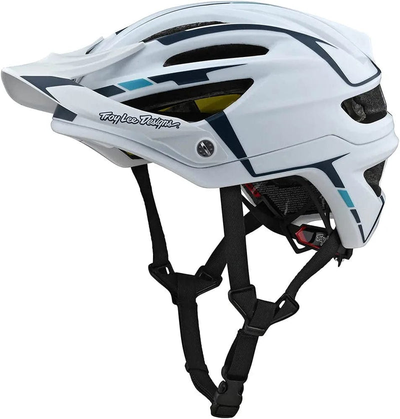 Troy Lee Designs Adult|All Mountain|Mountain Bike Half Shell A2 Helmet Sliver W/MIPS Sporting Goods > Outdoor Recreation > Cycling > Cycling Apparel & Accessories > Bicycle Helmets Troy Lee Designs White/Marine Small 