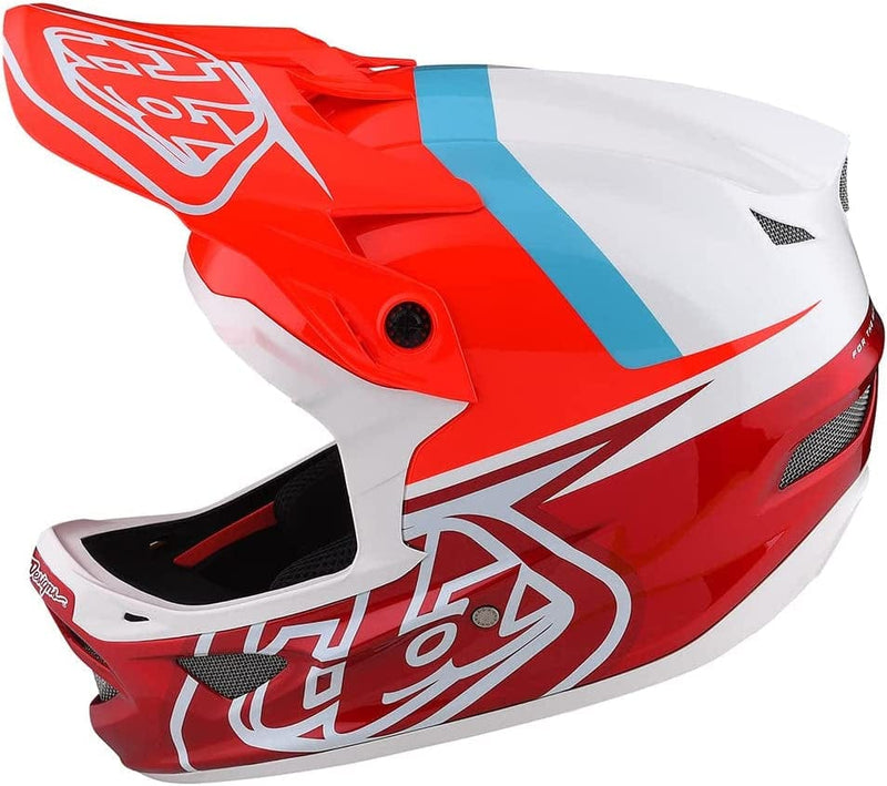 Troy Lee Designs Adult | Downhill | Mountain Bike | BMX | Full Face D3 Fiberlite Helmet Anarchy Sporting Goods > Outdoor Recreation > Cycling > Cycling Apparel & Accessories > Bicycle Helmets Troy Lee Designs Slant Red Large 