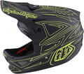 Troy Lee Designs Adult | Downhill | Mountain Bike | BMX | Full Face D3 Fiberlite Helmet Anarchy Sporting Goods > Outdoor Recreation > Cycling > Cycling Apparel & Accessories > Bicycle Helmets Troy Lee Designs Spiderstripe Gray / Yellow XX-Large 