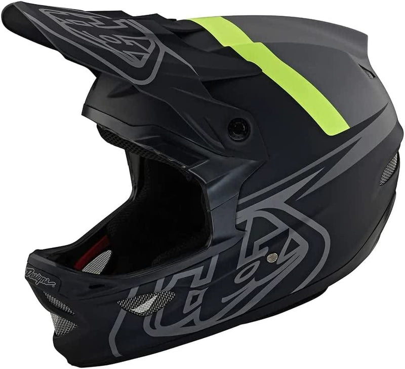 Troy Lee Designs Adult | Downhill | Mountain Bike | BMX | Full Face D3 Fiberlite Helmet Anarchy Sporting Goods > Outdoor Recreation > Cycling > Cycling Apparel & Accessories > Bicycle Helmets Troy Lee Designs Slant Gray X-Small 