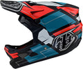 Troy Lee Designs Adult | Downhill | Mountain Bike | BMX | Full Face D3 Fiberlite Helmet Anarchy Sporting Goods > Outdoor Recreation > Cycling > Cycling Apparel & Accessories > Bicycle Helmets Troy Lee Designs Blue/Red X-Large 