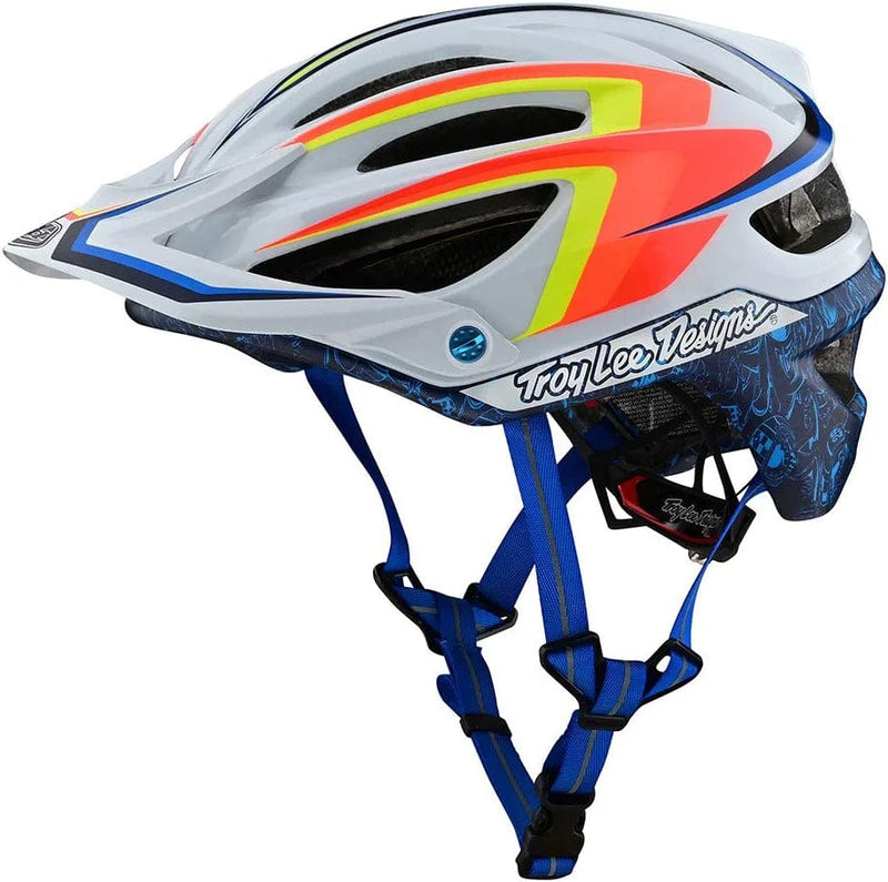 Troy Lee Designs Adult | Limited Edition | Trail | Cycling | Mountain Bike A2 MIPS Mirage Helmet Sporting Goods > Outdoor Recreation > Cycling > Cycling Apparel & Accessories > Bicycle Helmets Troy Lee Designs White X-Large/XX-Large 