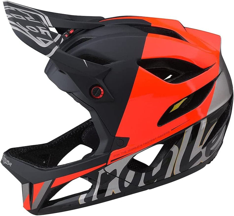 Troy Lee Designs Stage Full Face Mountain Bike Helmet for Max Ventilation Lightweight MIPS EPP EPS Racing Downhill DH BMX MTB - Adult Men Women Sporting Goods > Outdoor Recreation > Cycling > Cycling Apparel & Accessories > Bicycle Helmets Troy Lee Designs Nova Glo Red X-Small/Small 