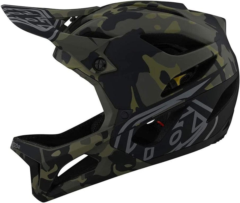 Troy Lee Designs Stage Full Face Mountain Bike Helmet for Max Ventilation Lightweight MIPS EPP EPS Racing Downhill DH BMX MTB - Adult Men Women Sporting Goods > Outdoor Recreation > Cycling > Cycling Apparel & Accessories > Bicycle Helmets Troy Lee Designs Olive Medium/Large 