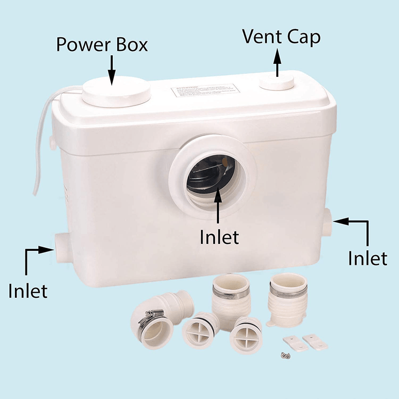 Trupow 600W 110V Macerator Sewerage Pump Waste Water Marine Toilet Bathroom Disposal Laundry Sporting Goods > Outdoor Recreation > Camping & Hiking > Portable Toilets & Showers TRUPOW   