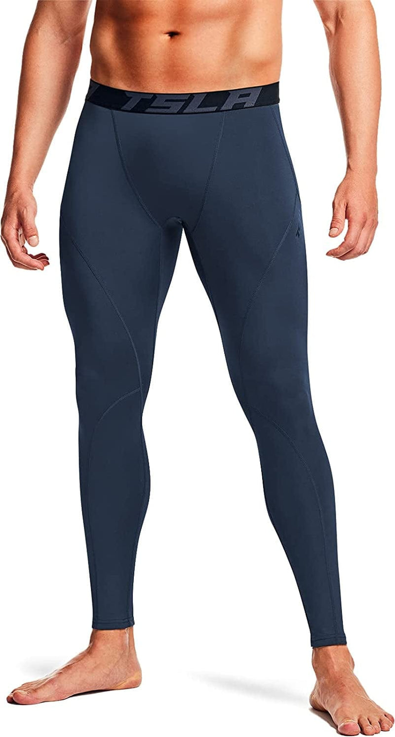 TSLA 1 or 2 Pack Men'S Thermal Compression Pants, Athletic Sports Leggings & Running Tights, Wintergear Base Layer Bottoms Sporting Goods > Outdoor Recreation > Winter Sports & Activities Tesla Gears   