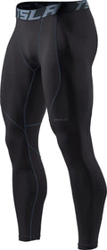 TSLA 1 or 2 Pack Men'S Thermal Compression Pants, Athletic Sports Leggings & Running Tights, Wintergear Base Layer Bottoms Sporting Goods > Outdoor Recreation > Winter Sports & Activities Tesla Gears Heatlock Dim Black&dim Charcoal Small 