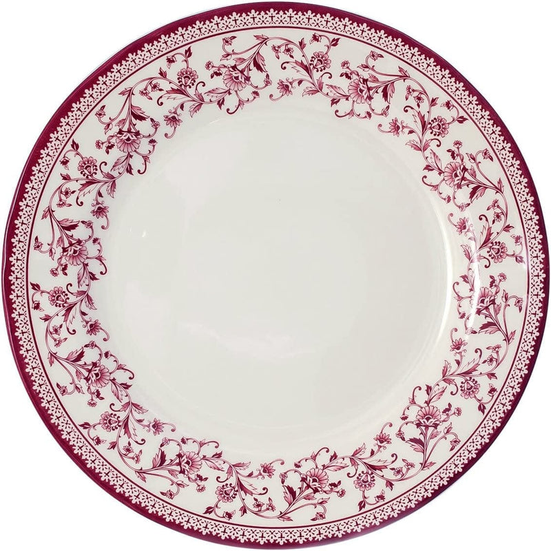 Tudor Royal Collection 30-Piece Premium Quality round Porcelain Dinnerware Set, Service for 6 - ASTER Pink,See More Designs Inside! Home & Garden > Kitchen & Dining > Tableware > Dinnerware Tudor Porcelain Limited   