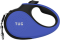 TUG 360° Tangle-Free, Heavy Duty Retractable Dog Leash with Anti-Slip Handle; 16 ft Strong Nylon Tape; One-Handed Brake, Pause, Lock Animals & Pet Supplies > Pet Supplies > Dog Supplies TUG Blue Small (Pack of 1) 