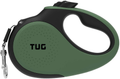 TUG 360° Tangle-Free, Heavy Duty Retractable Dog Leash with Anti-Slip Handle; 16 ft Strong Nylon Tape; One-Handed Brake, Pause, Lock Animals & Pet Supplies > Pet Supplies > Dog Supplies TUG Green Small (Pack of 1) 