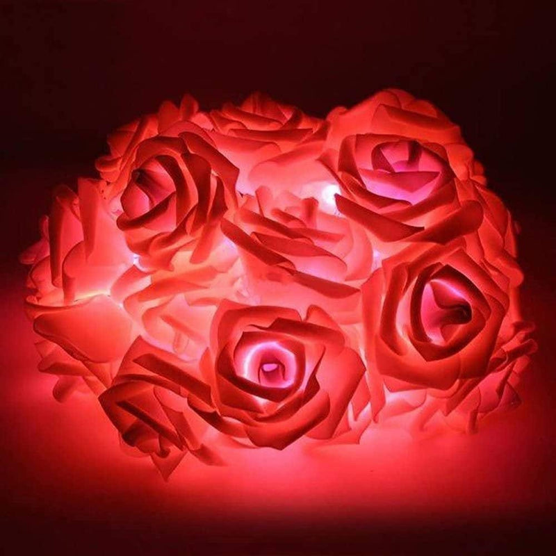 Tukinala Valentine Decorations String Lights, 10 Led Rose Light Battery Powered Flower Fairy String Light for Wedding, Friends Party, Valentine'S Day Indoor&Outdoor Romantic Decoration Home & Garden > Decor > Seasonal & Holiday Decorations Tukinala   