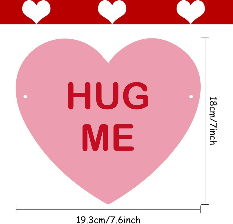 TUPARKA Valentine Conversation Candy Hearts Banner Valentine Candy Hearts Sayings Garland for Valentine'S Day Decoration Party Supplies Arts & Entertainment > Party & Celebration > Party Supplies TUPARKA   