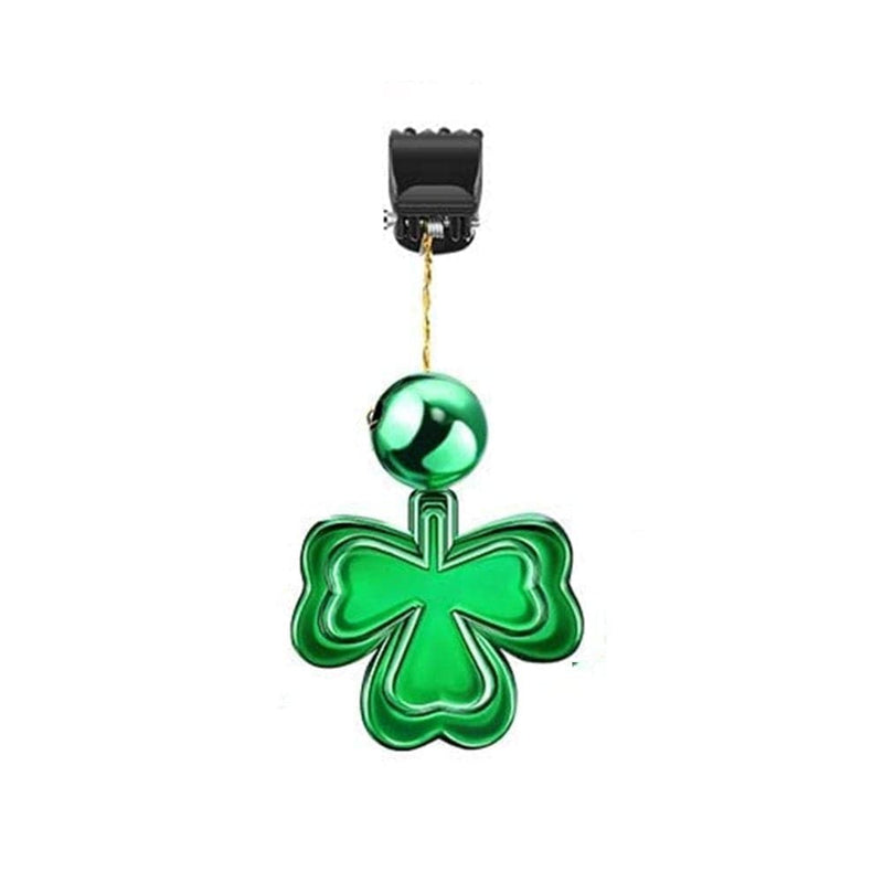 Tureclos 12 Pieces Valentines Day Ornaments for Tree Day St.Patrick'S Day Wall Decor Good Luck Clover Hanging Bauble Table Festival Favor Smooth Home & Garden > Decor > Seasonal & Holiday Decorations Tureclos   