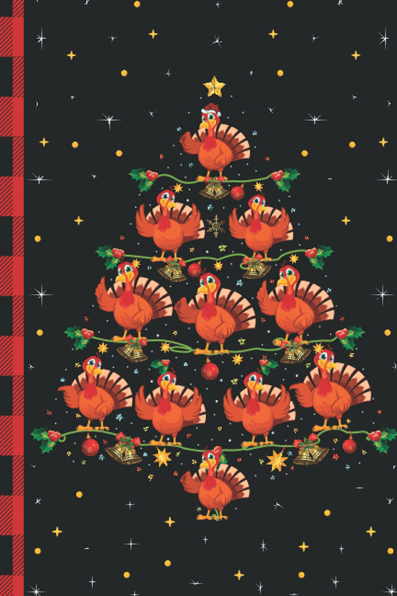 Turkey Christmas Tree Composition Notebook: Turkey Blank Lined Christmas Composition Notebook To Write Notes Password, Notepad, To Do Lists for This Christmas and New Year Home & Garden > Decor > Seasonal & Holiday Decorations& Garden > Decor > Seasonal & Holiday Decorations KOL DEALS   