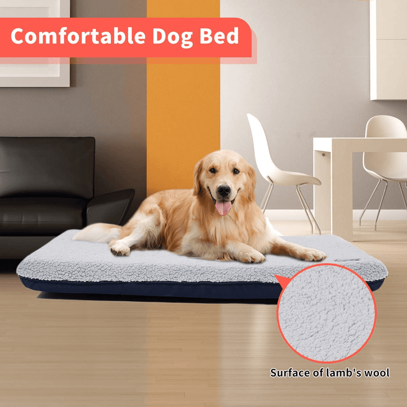 TUTUE Dog Beds for Large Dogs, Orthopedic Dog Bed with Washable Cover,Comfortable Memory Foam Pet Bed,Anti Abrasion Foot Dog Beds for Small, Medium, Large Dogs up to 45/65/75Lbs Animals & Pet Supplies > Pet Supplies > Dog Supplies > Dog Beds TUTUE   