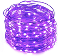 Twinkle Star 33FT 100 LED Silver Wire String Lights, St Patricks Day Fairy Lights Battery Operated LED String Lights for Christmas Wedding Party Home Holiday Decoration, Green Arts & Entertainment > Party & Celebration > Party Supplies Twinkle Star Purple  
