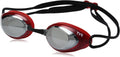 TYR Adult Blackhawk Racing Mirrored Swim Goggles Sporting Goods > Outdoor Recreation > Boating & Water Sports > Swimming > Swim Goggles & Masks TYR Silver/Red/Black One Size 