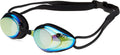 TYR Adult Blackhawk Racing Mirrored Swim Goggles Sporting Goods > Outdoor Recreation > Boating & Water Sports > Swimming > Swim Goggles & Masks TYR Gold Metal Rainbow Black One Size 