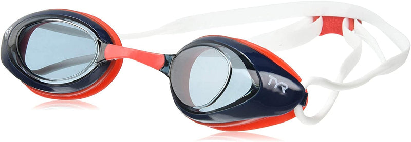 TYR Adult Blackhawk Racing Swim Goggles Sporting Goods > Outdoor Recreation > Boating & Water Sports > Swimming > Swim Goggles & Masks TYRA9 Red/Navy One Size 