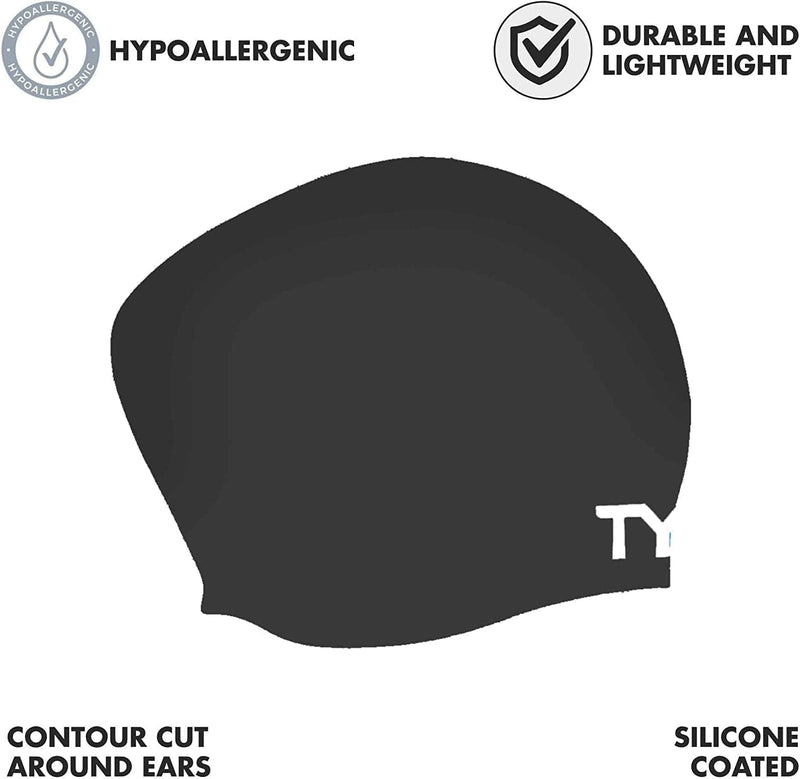 TYR Adult Long Hair Wrinkle-Free Silicone Swim Cap Sporting Goods > Outdoor Recreation > Boating & Water Sports > Swimming > Swim Caps TYR   