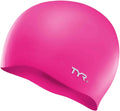 TYR Adult Wrinkle Free Silicone Swim Cap Sporting Goods > Outdoor Recreation > Boating & Water Sports > Swimming > Swim Caps TYR Pink  