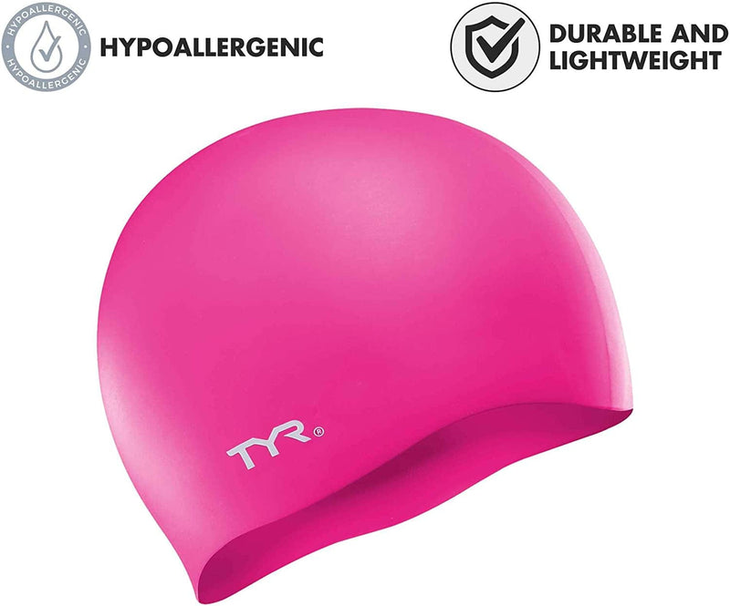 TYR Adult Wrinkle Free Silicone Swim Cap Sporting Goods > Outdoor Recreation > Boating & Water Sports > Swimming > Swim Caps TYR   