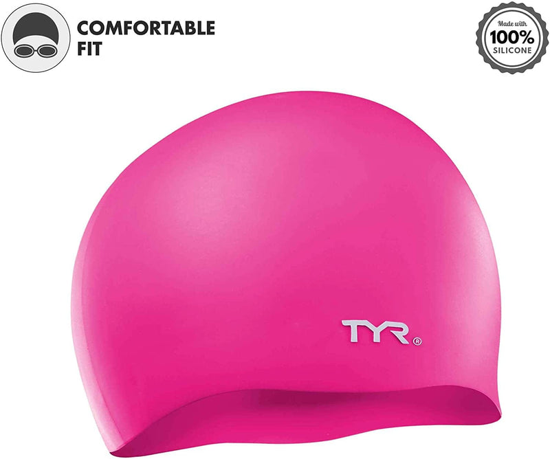 TYR Adult Wrinkle Free Silicone Swim Cap Sporting Goods > Outdoor Recreation > Boating & Water Sports > Swimming > Swim Caps TYR   