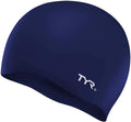 TYR Adult Wrinkle Free Silicone Swim Cap Sporting Goods > Outdoor Recreation > Boating & Water Sports > Swimming > Swim Caps TYR Navy  