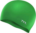 TYR Adult Wrinkle Free Silicone Swim Cap Sporting Goods > Outdoor Recreation > Boating & Water Sports > Swimming > Swim Caps TYR Green  