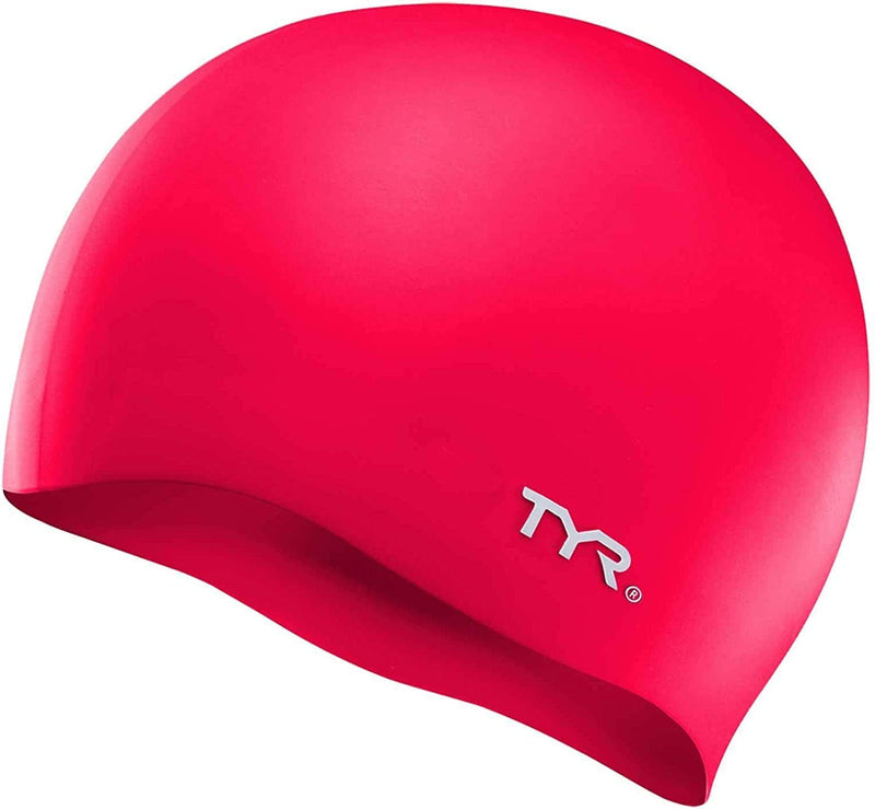 TYR Adult Wrinkle Free Silicone Swim Cap Sporting Goods > Outdoor Recreation > Boating & Water Sports > Swimming > Swim Caps TYR Red  