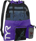 TYR Big Mesh Mummy Backpack for Swim, Gym and Workout Gear Sporting Goods > Outdoor Recreation > Winter Sports & Activities TYR Purple  