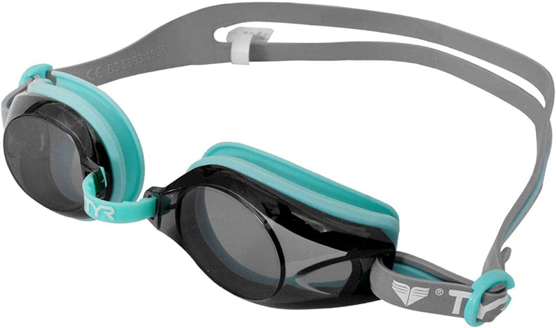 TYR Femme T-72 Petite Performance Goggle Sporting Goods > Outdoor Recreation > Boating & Water Sports > Swimming > Swim Goggles & Masks TYR Sport Smoke Mint Grey One Size 