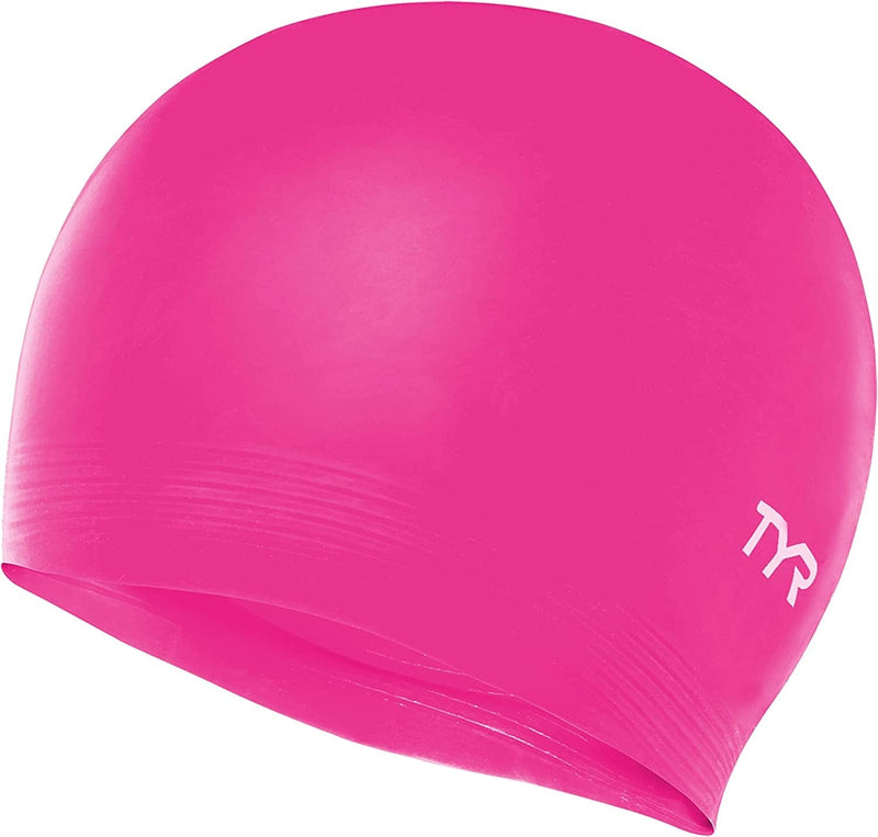 TYR Latex Swim Cap Sporting Goods > Outdoor Recreation > Boating & Water Sports > Swimming > Swim Caps TYR Florescent Pink 1 