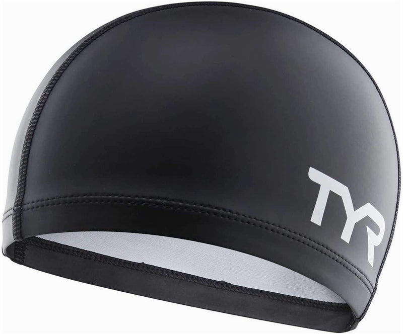 TYR Silicone Comfort Swim Cap Sporting Goods > Outdoor Recreation > Boating & Water Sports > Swimming > Swim Caps TYR Black  