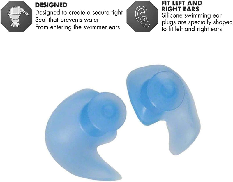 TYR Silicone Molded Swim Ear Plugs Sporting Goods > Outdoor Recreation > Boating & Water Sports > Swimming TYR   
