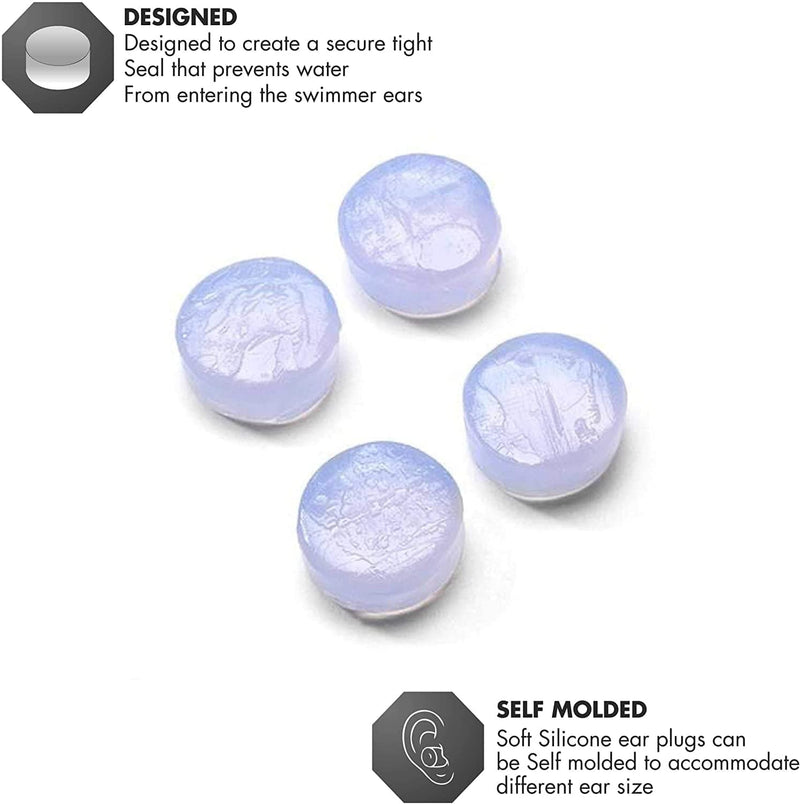 TYR Soft Silicone Ear Plugs, Clear Sporting Goods > Outdoor Recreation > Boating & Water Sports > Swimming TYR   