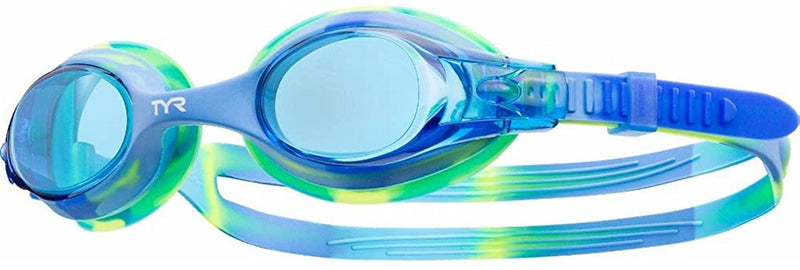 TYR Swimple Tie Dye Youth Swim Goggles Sporting Goods > Outdoor Recreation > Boating & Water Sports > Swimming > Swim Goggles & Masks TYR Blue/Green 1 