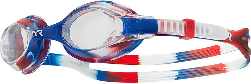 TYR Swimple Tie Dye Youth Swim Goggles Sporting Goods > Outdoor Recreation > Boating & Water Sports > Swimming > Swim Goggles & Masks TYR Red/Navy 1 