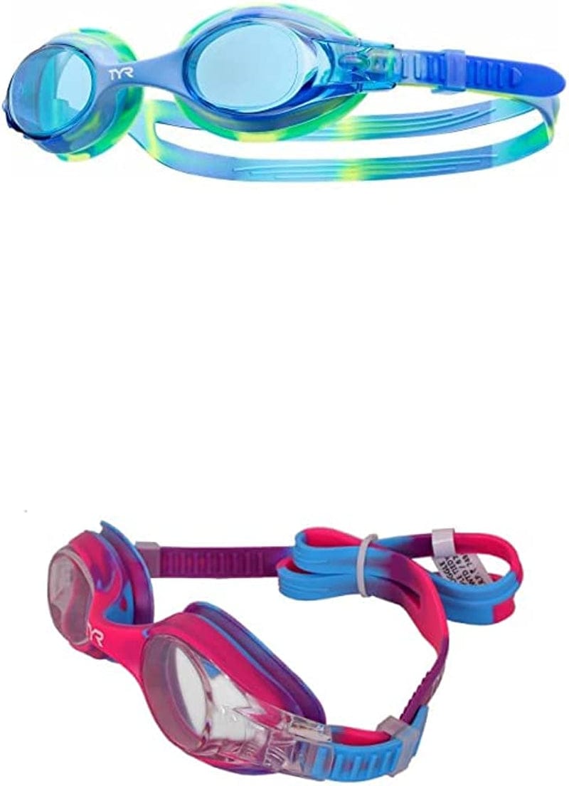 TYR Swimple Tie Dye Youth Swim Goggles Sporting Goods > Outdoor Recreation > Boating & Water Sports > Swimming > Swim Goggles & Masks TYR Blue/Green & Pink/Blue 2 