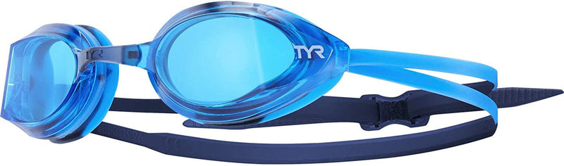 TYR Unisex-Adult Edge-X Racing Adult Fit Sporting Goods > Outdoor Recreation > Boating & Water Sports > Swimming > Swim Goggles & Masks TYR Blue/Navy/Blue Adult Fit 