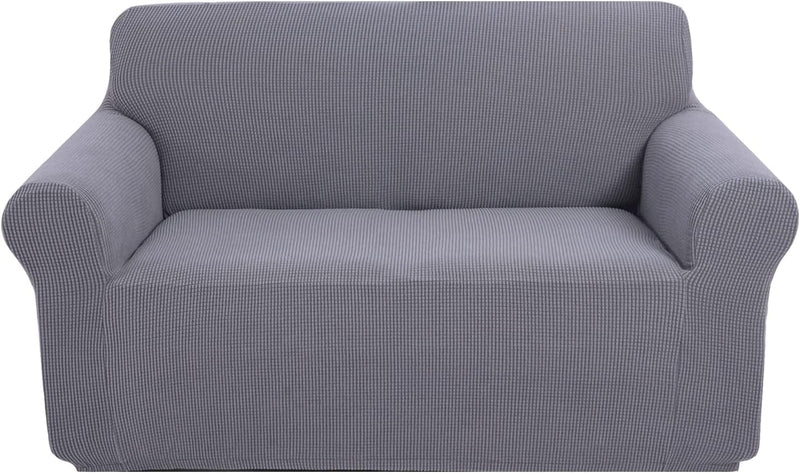 U-Nice Home Recliner Chair Covers Sofa Covers for 1 Cushion Couch Slipcover with Elastic Bottom for Dogs, Spandex Jacquard Soft Fabric (Armchair, Grey) Home & Garden > Decor > Chair & Sofa Cushions U-NICE HOME Grey Medium 