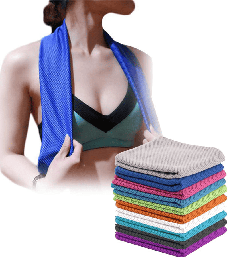 U-pick 4 Packs Cooling Towel (40"x 12"),Ice Towel,Microfiber Towel,Soft Breathable Chilly Towel for Yoga,Sport,Gym,Workout,Camping,Fitness,Running,Workout & More Activities Sporting Goods > Outdoor Recreation > Winter Sports & Activities CM Ltd Co.   