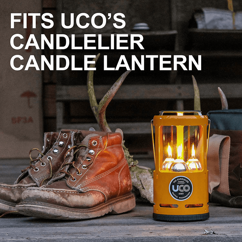 UCO Candle Lantern 3.5-Inch Candles, 20-Pack, 12-Hour Beeswax (L-CA20PK-B-AMZ) Home & Garden > Decor > Home Fragrance Accessories > Candle Holders UCO   