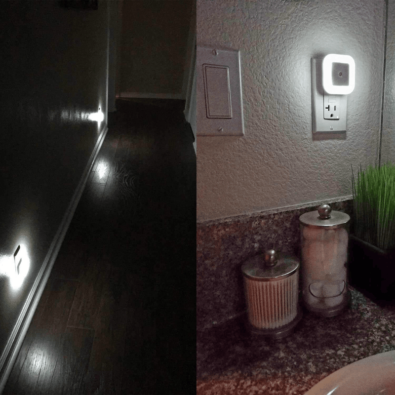 Uigos LED Night Light Lamp with Smart Sensor Dusk to Dawn Sensor, Daylight White, 0.5W Plug-in, 6-Pack Home & Garden > Lighting > Night Lights & Ambient Lighting Uigos   