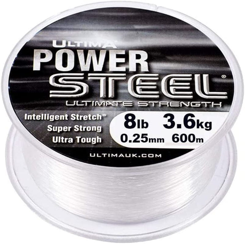 Ultima Unisex'S E0070 Power Steel Super Strong Mono Fishing Line, Crystal, 0.25 Mm - 8.0 Lb Sporting Goods > Outdoor Recreation > Fishing > Fishing Lines & Leaders Ultima   