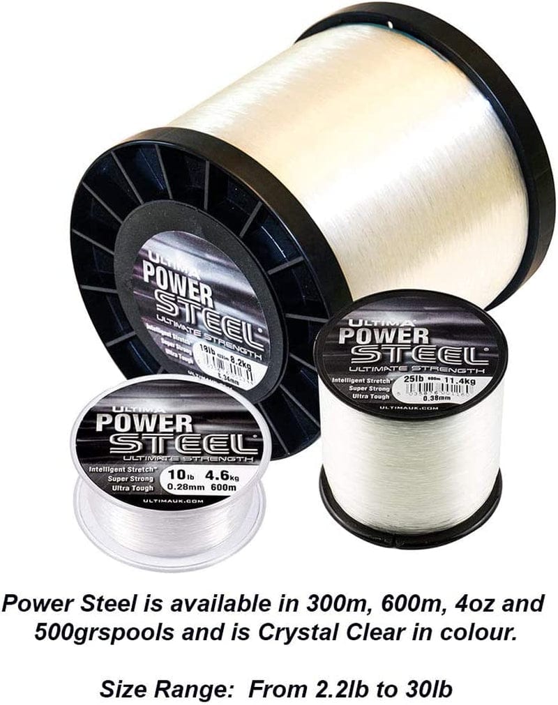 Ultima Unisex'S E0070 Power Steel Super Strong Mono Fishing Line, Crystal, 0.25 Mm - 8.0 Lb Sporting Goods > Outdoor Recreation > Fishing > Fishing Lines & Leaders Ultima   